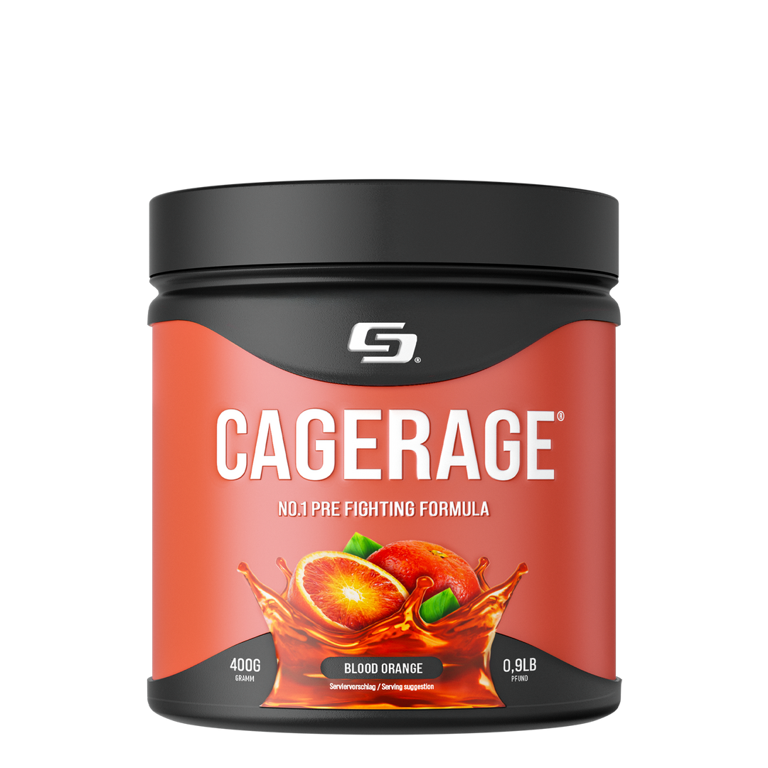 Pre-Workout Cagerage von Suppmission Blood Orange Geschmack