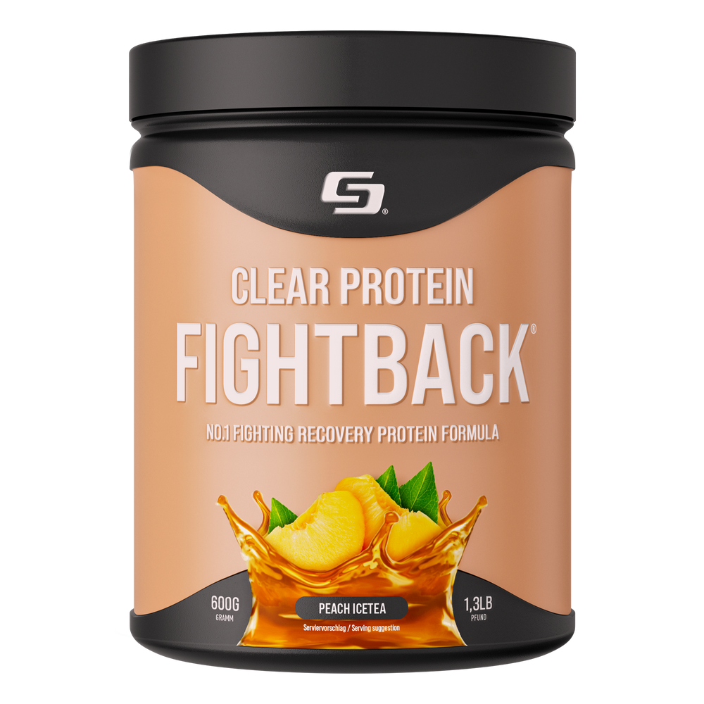 Fightback Clear Protein von Suppmission mit Peach Icetea Geschmack für Fighter