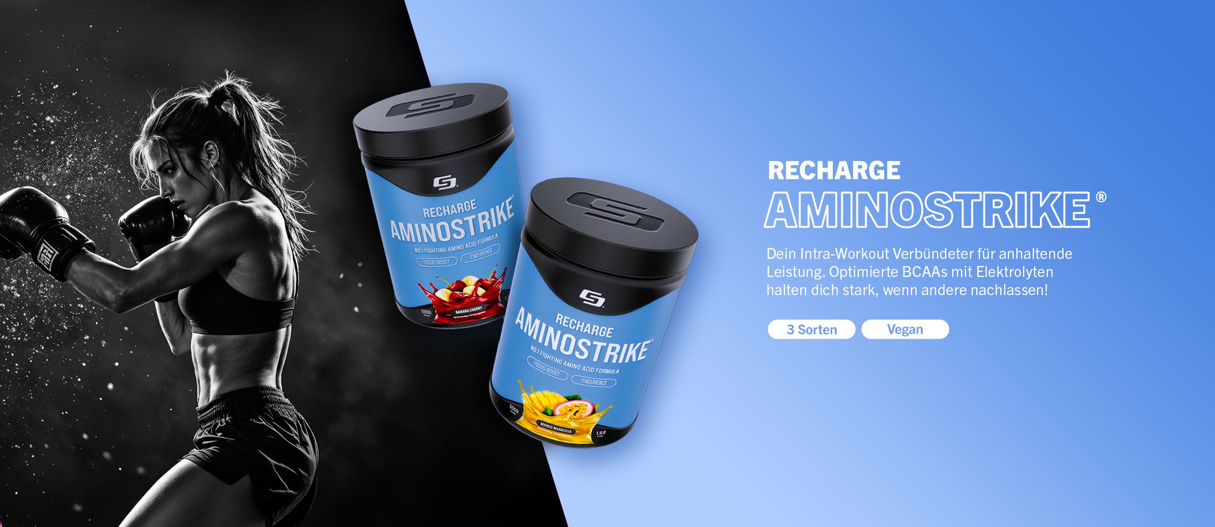 Recharge Aminostrike von Suppmission - 3 Sorten & Vegan