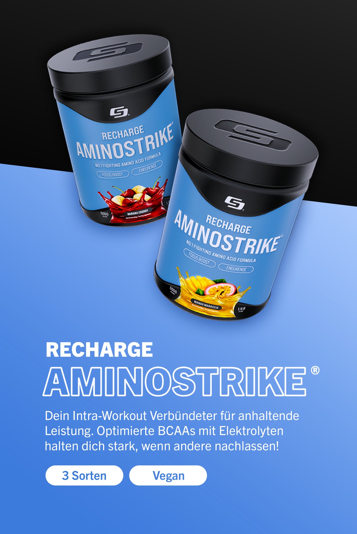 Recharge Aminostrike von Suppmission - Fighting Sports Nutrition - Made in Germany