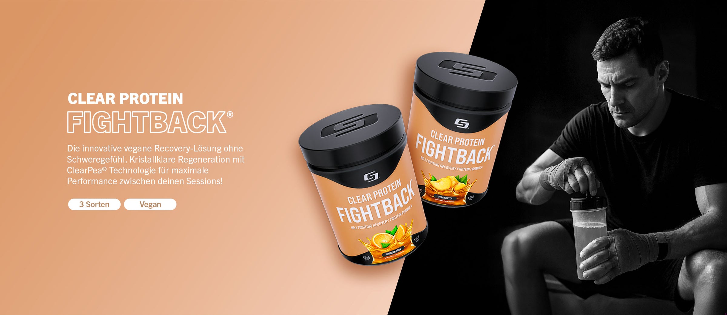 Clear Protein Fightback von Suppmission Pre-Workout Cagerage von Suppmission - Fighting Sports Nutrition